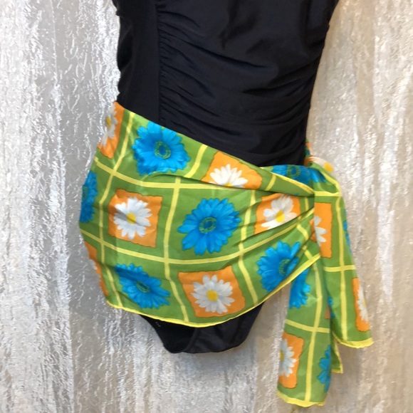 ECHO vintage silk scarf - Picture 3 of 5